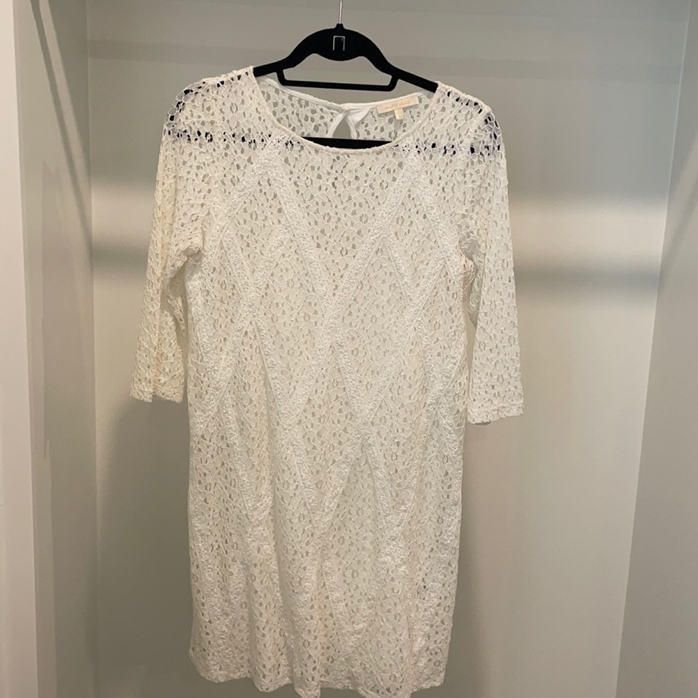 Under Skies White Lace Dress